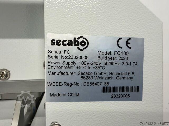 Secabo FC100 flatbed cutter with vacuum system Secabo FC100