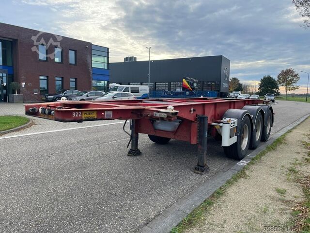 Container transport Van Hool 3B0070 20 FT Chassis / BPW Axles /  Discbrakes