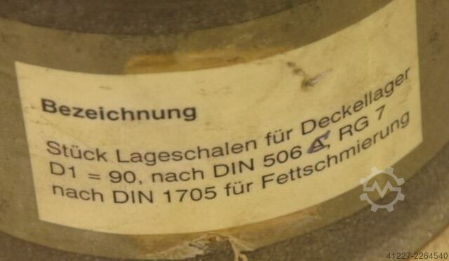 Mittellager Rotguss NEMA Durchmesser 90 mm