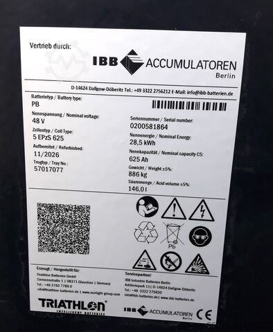 Batterie 48 Volt Typ 5 PzS 625K  