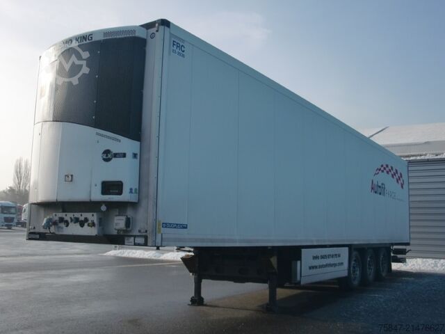Reefer semitrailer Krone SDR 27 eL4-DS Doppelstock Ladebordwand