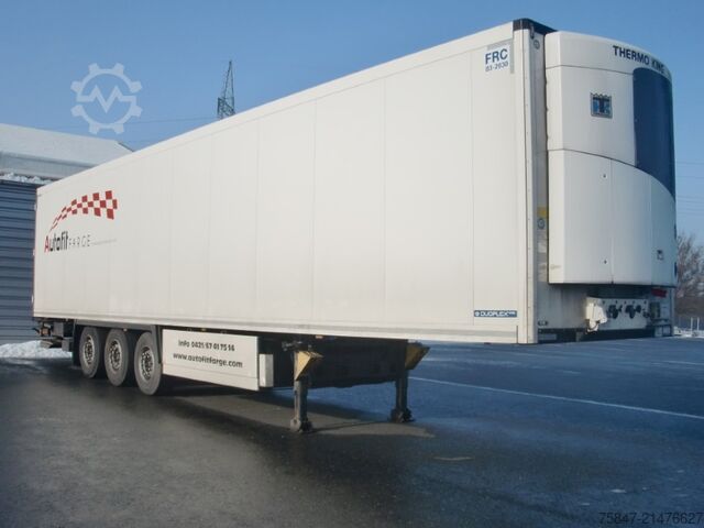 Reefer semitrailer Krone SDR 27 eL4-DS Doppelstock Ladebordwand