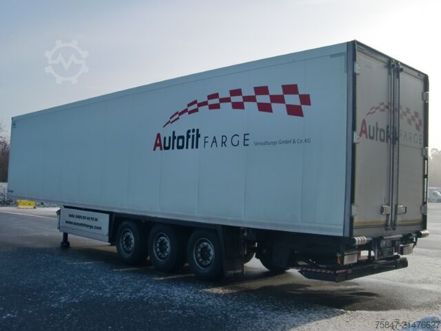 Reefer semitrailer Krone SDR 27 eL4-DS Doppelstock Ladebordwand