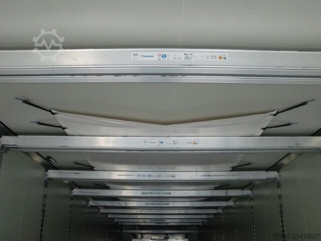 Reefer semitrailer Krone SDR 27 eL4-DS Doppelstock Ladebordwand