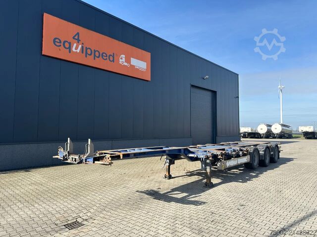 Container transportation Pacton TXC348 / 45FT HIGH CUBE / LIFTAXLE / DISCBRAKES...