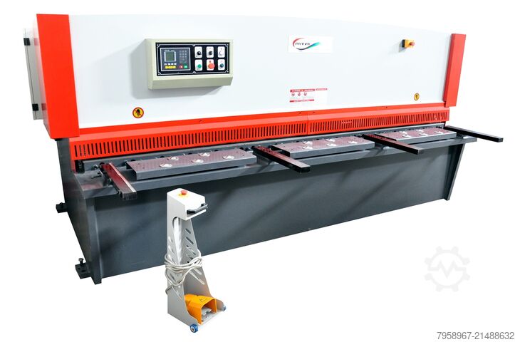 HYDRAULISCHE TAFELSCHERE 8x3200 Metal Technics Polska GILOTYNA HYDRAULICZNA MTP 8x3200