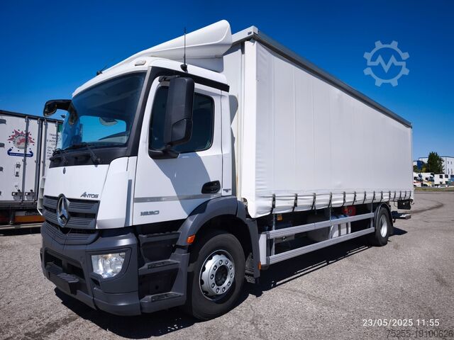 Platform truck with canopy Mercedes-Benz 1830L ANTOS EURO 6