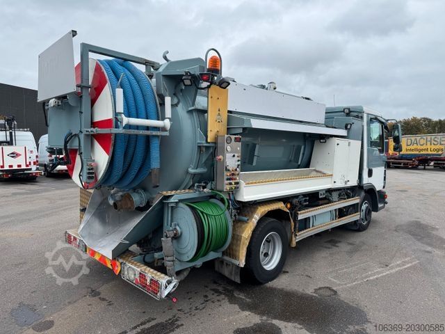 Vacuum tank truck MAN TGL 12.240 4x2 Hvidtved Larsen SLP 5.5