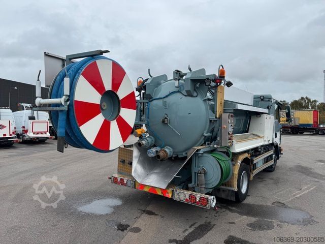 Vacuum tank truck MAN TGL 12.240 4x2 Hvidtved Larsen SLP 5.5