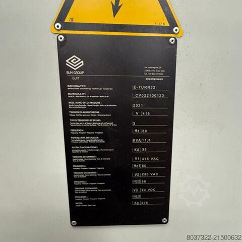 Tube bending machine BLM E-TURN32 CNC Tube Bending Machine