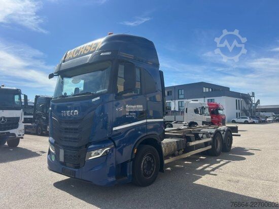 Swap body truck IVECO S-WAY 460, AS260SY/FP BDF,   WECHSELFAHRGESTELL, INTADER, E6