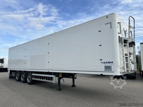 Auflieger mit Walkingfloor KNAPEN K600 SCHUBBODEN, SEITENTüREN , 87M³, LIFTACHSE, ALU-FELGEN,