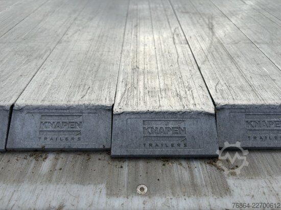 Auflieger mit Walkingfloor KNAPEN K600 SCHUBBODEN, SEITENTüREN , 87M³, LIFTACHSE, ALU-FELGEN,