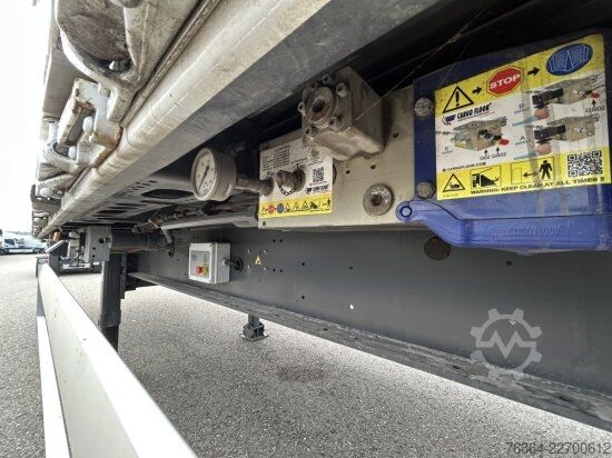 Auflieger mit Walkingfloor KNAPEN K600 SCHUBBODEN, SEITENTüREN , 87M³, LIFTACHSE, ALU-FELGEN,