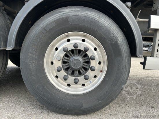 Auflieger mit Walkingfloor KNAPEN K600 SCHUBBODEN, SEITENTüREN , 87M³, LIFTACHSE, ALU-FELGEN,