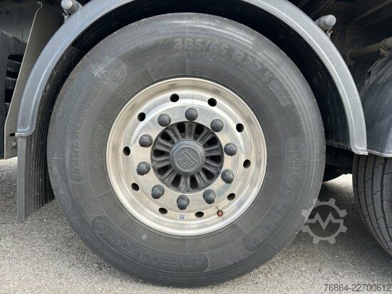 Auflieger mit Walkingfloor KNAPEN K600 SCHUBBODEN, SEITENTüREN , 87M³, LIFTACHSE, ALU-FELGEN,