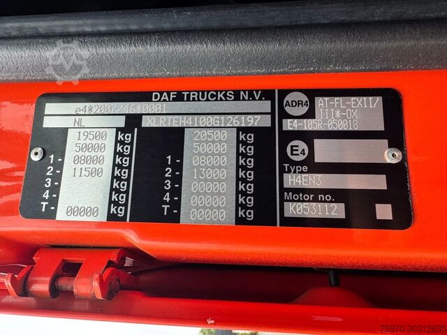 Hazardous substances DAF XF 440 SC 4X2 2016 ADR + PTO