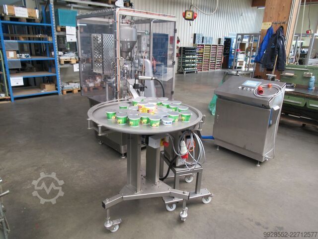 Abfüllanlage, Becherfüllmaschine Hamba 2400 cup filler