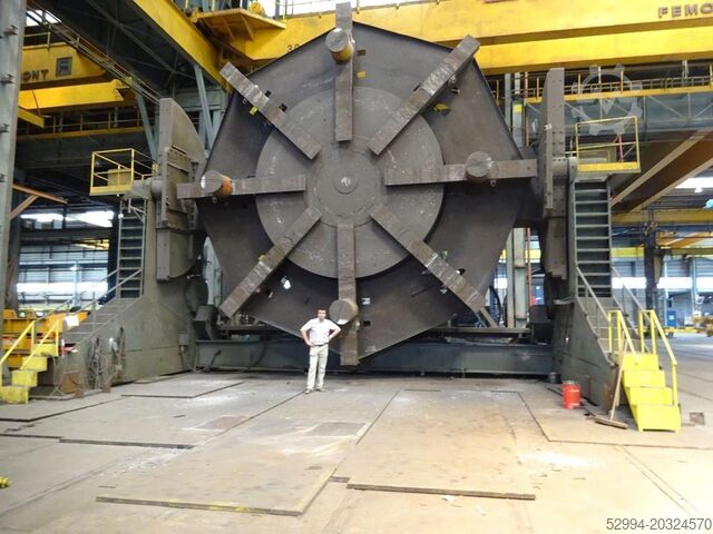 Turning gears - Positioners - Welding dericks & -pinchtables Unique Readco 300 ton welding positioner