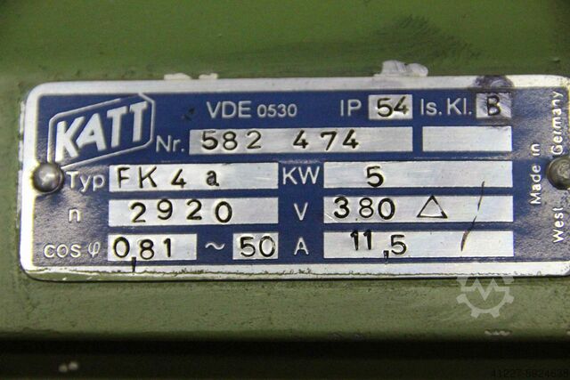 Electric motor 5 kW 2920 Rpm Katt FK 4 a