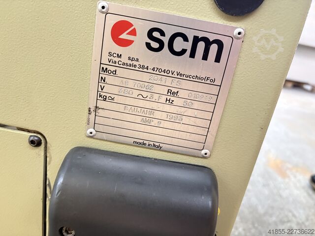 Abricht- & Dickenhobelmaschine kombiniert SCM 2041 Abricht- und Dickenhobelmaschine
