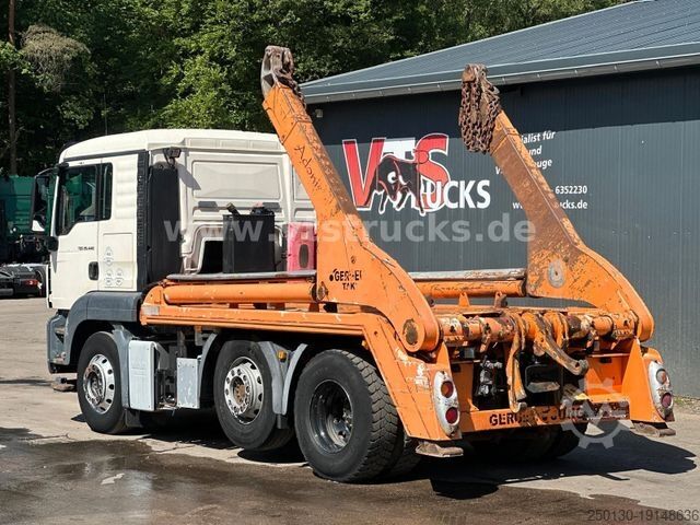 Skip truck MAN TGS 26.440 6x2 Gerken Absetzkipper Euro5