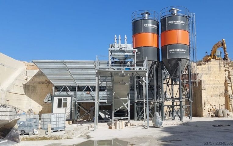 Concrete mixing plant / concrete plant CONSTMACH Concrete Mixig Plant 100 m3 Dry Type Concrete Batching Plant