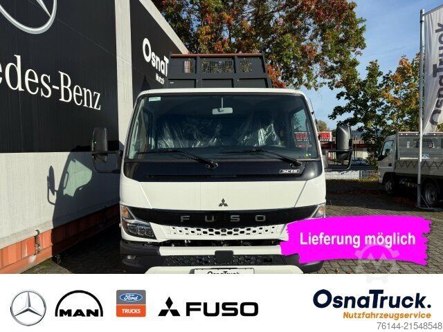 Transporter mit Kipper FUSO 3C15 Hinterkipper+Box Klima,AHK 3,5t,Diff.-Sp.