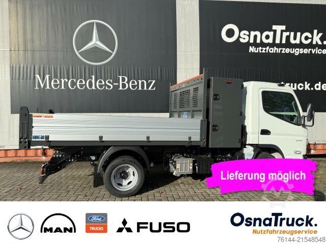 Transporter mit Kipper FUSO 3C15 Hinterkipper+Box Klima,AHK 3,5t,Diff.-Sp.