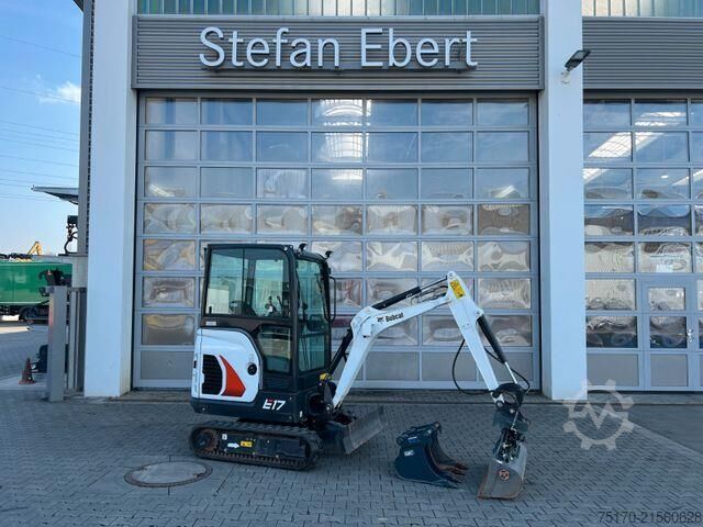 Minibagger Bobcat E17 / MS01 / nur 57h! / 2023 / Löffelpaket