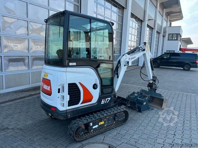 Minibagger Bobcat E17 / MS01 / nur 57h! / 2023 / Löffelpaket