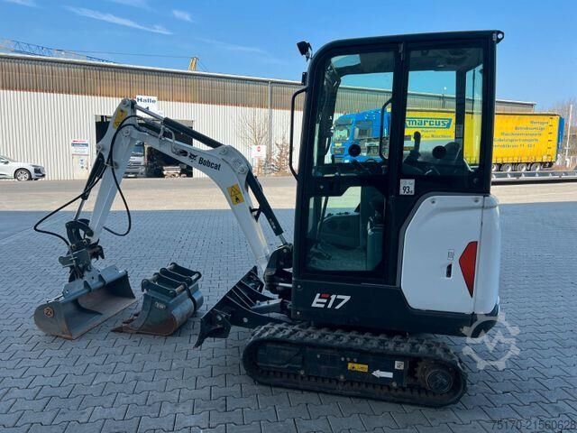 Minibagger Bobcat E17 / MS01 / nur 57h! / 2023 / Löffelpaket