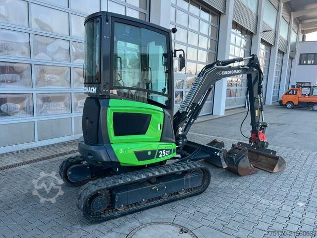 Minibagger Eurocomach 25ZT / nur 316h! / 2021/ Löffelpaket