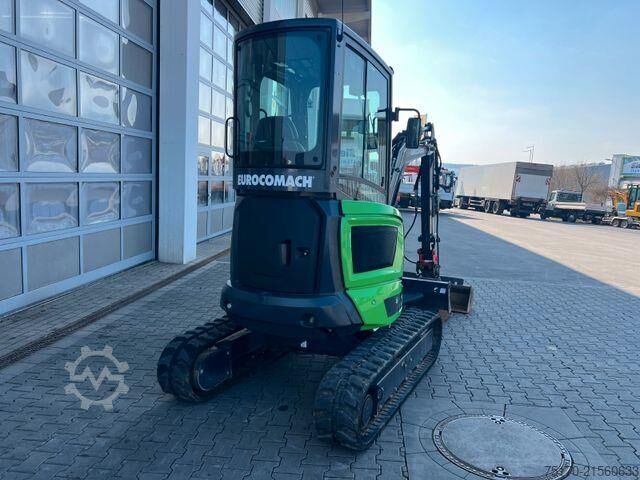 Minibagger Eurocomach 25ZT / nur 316h! / 2021/ Löffelpaket