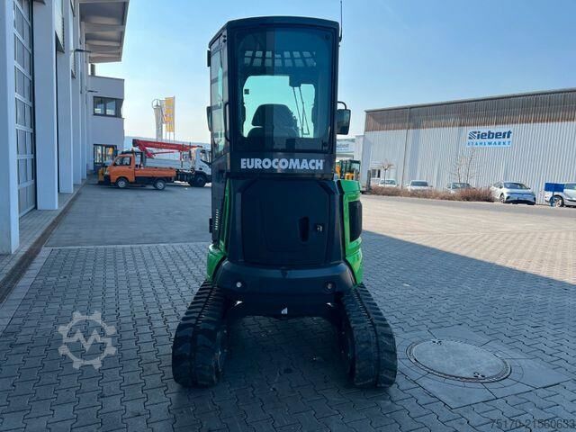 Minibagger Eurocomach 25ZT / nur 316h! / 2021/ Löffelpaket