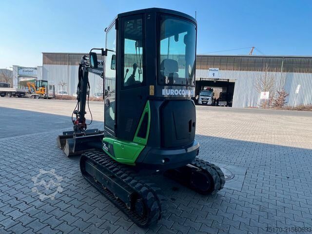 Minibagger Eurocomach 25ZT / nur 316h! / 2021/ Löffelpaket
