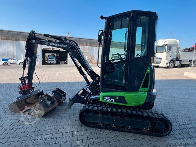 Minibagger Eurocomach 25ZT / nur 316h! / 2021/ Löffelpaket