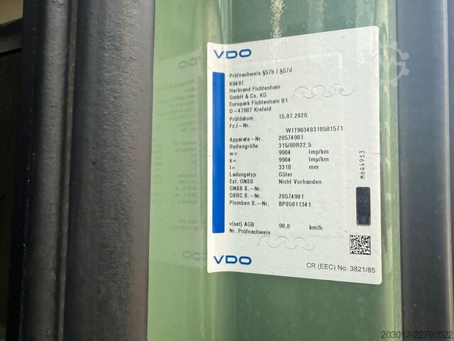 Standard tractor unit MERCEDES-BENZ Actros 1851 4x2 Euro 6 SZM Kipphydraulik