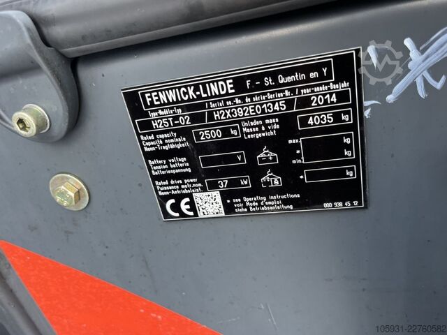 LPG Forklifts Linde H25T-02