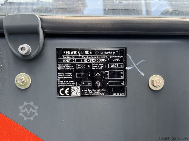 LPG Forklifts Linde H25T-02