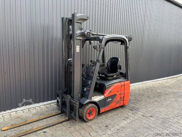 Electric 3-wheel forklift Linde E14-02