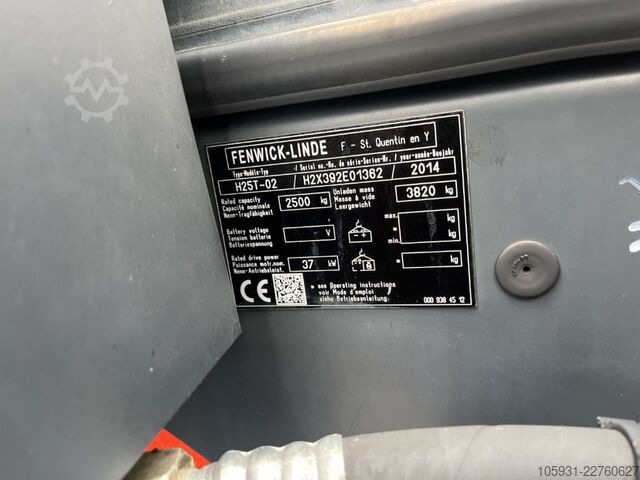 LPG Forklifts Linde H25T-02