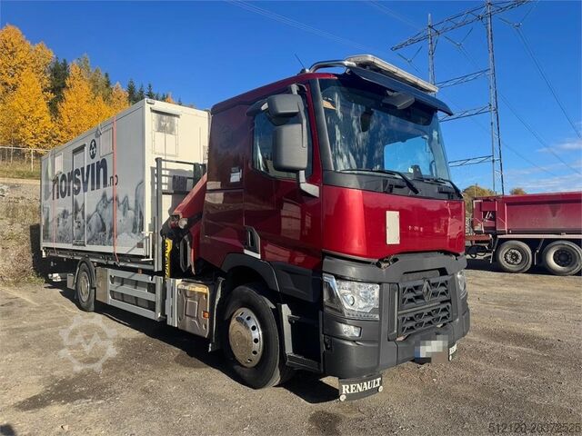 Crane Renault T380 6x2 Crane truck w/ 19 t/m Palfinger.