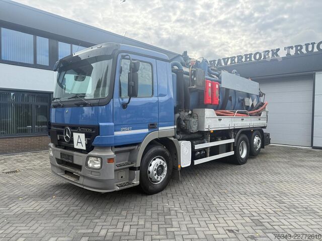 Suction vehicle Mercedes-Benz Actros 2541 | 13,000L sewer cleaner | Wittig va...