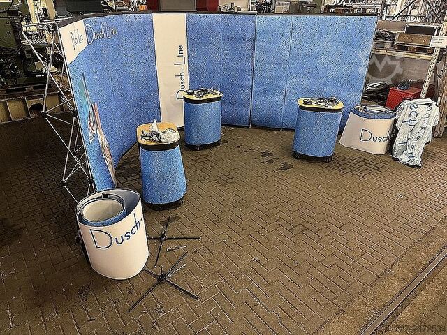 Trennwände Messestand Lagemann inkl Transportkisten