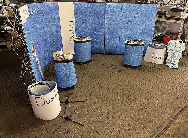 Trennwände Messestand Lagemann inkl Transportkisten