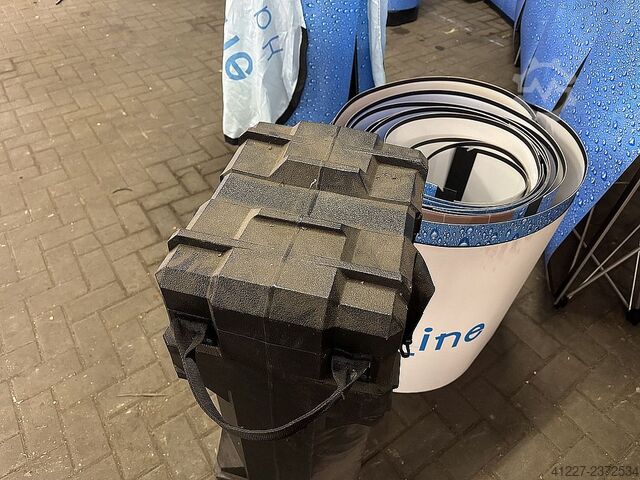 Trennwände Messestand Lagemann inkl Transportkisten