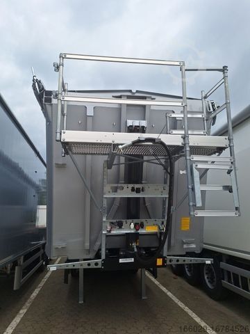 Tipper semitrailer SCHMITZ CARGOBULL Kipper 52m³ mit gekröpftem Chassis