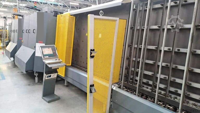 Insulation glass production line LiSEC 2500 x 1600 mm, Double Press, Robot, ...