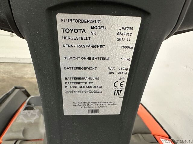 Niederhubwagen Toyota LPE 200